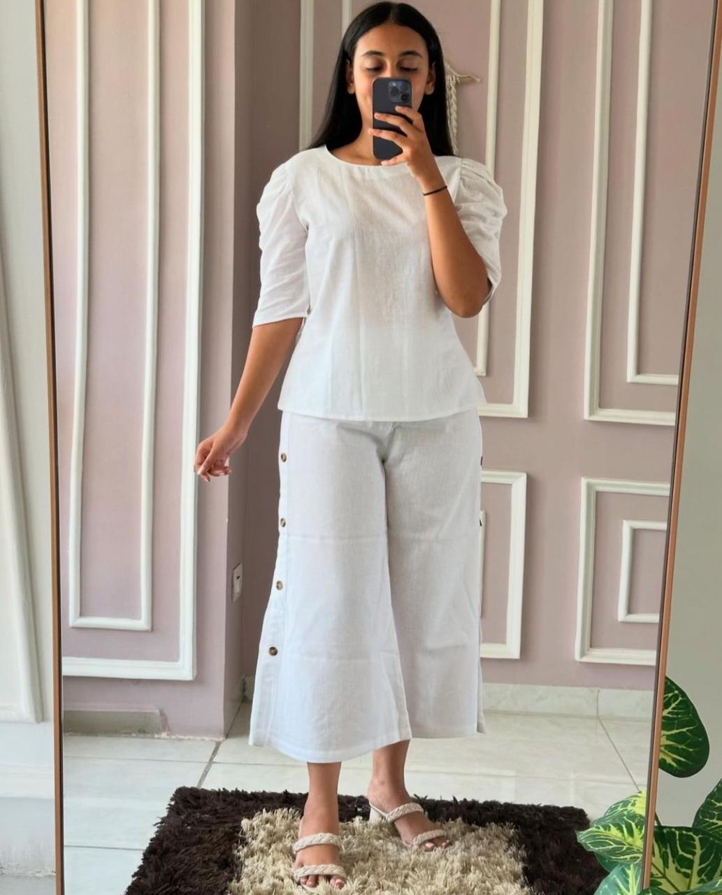 Stylish Chic Embroidered Co-ord Set