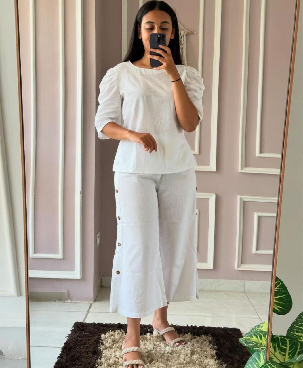 Stylish Chic Embroidered Co-ord Set
