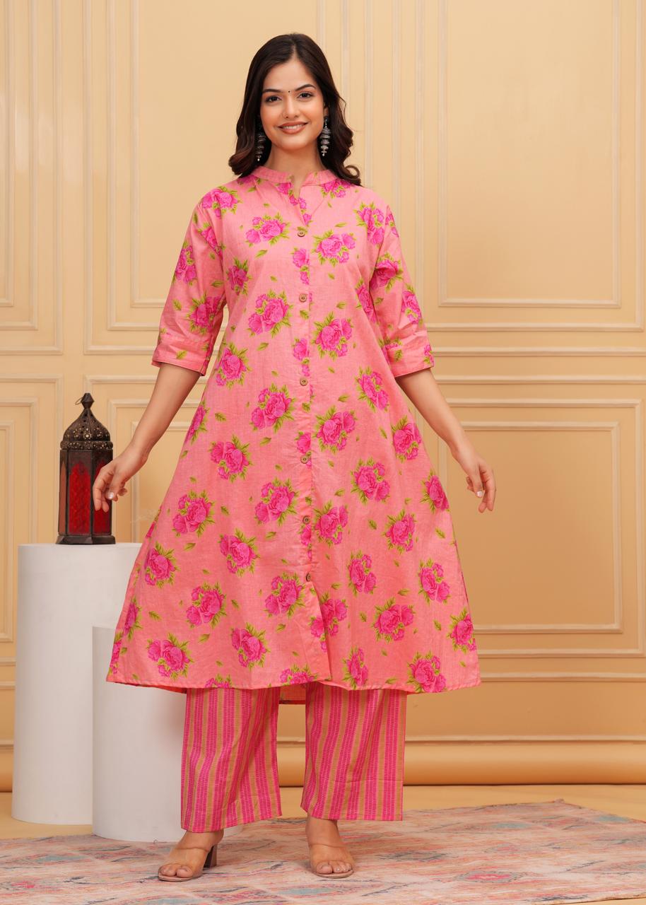 Premium Floral Printed Co-ord Set