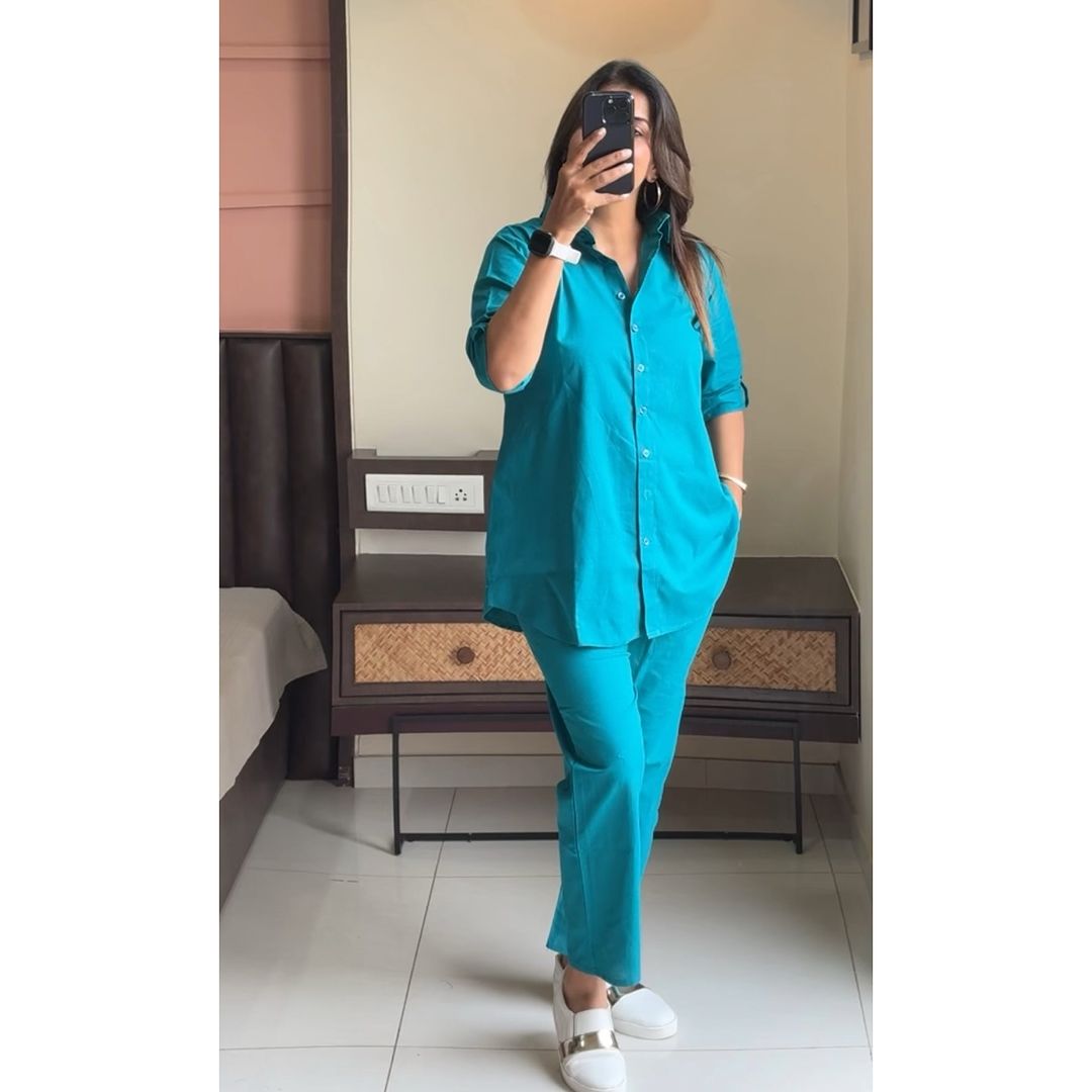 Premium Classy Solid Co-ord Set