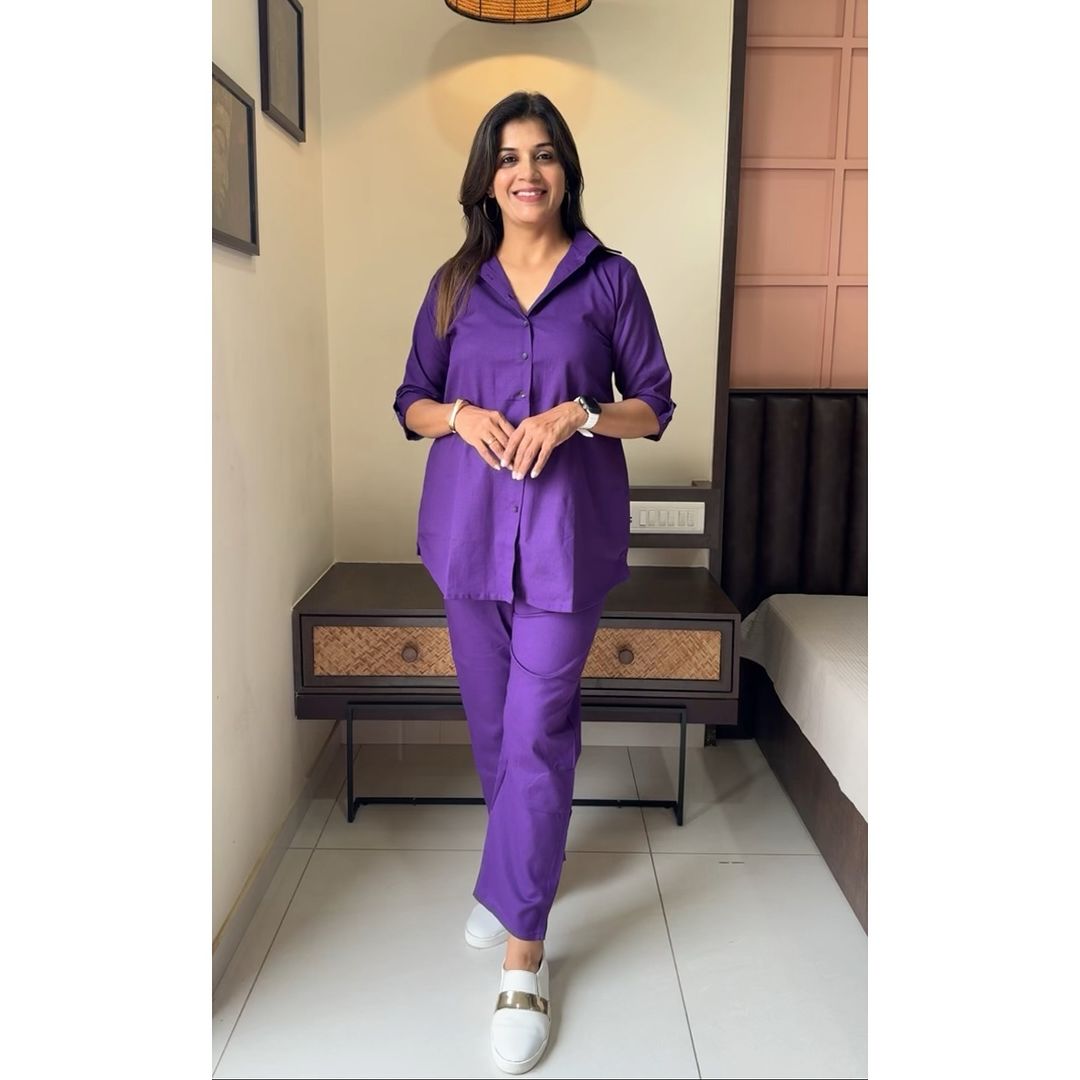Premium Classy Solid Co-ord Set