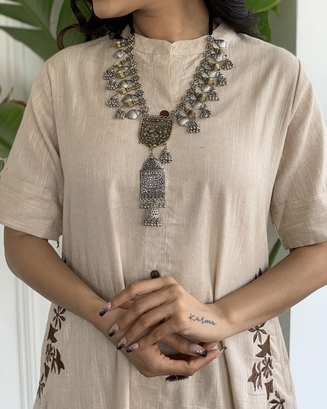 A-line South Cotton Solid Co-ord Set