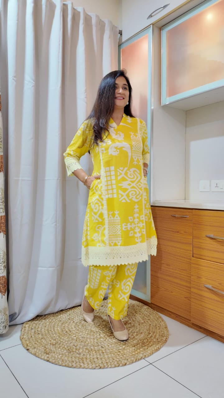 Designer Casual Printed Co-ord Set