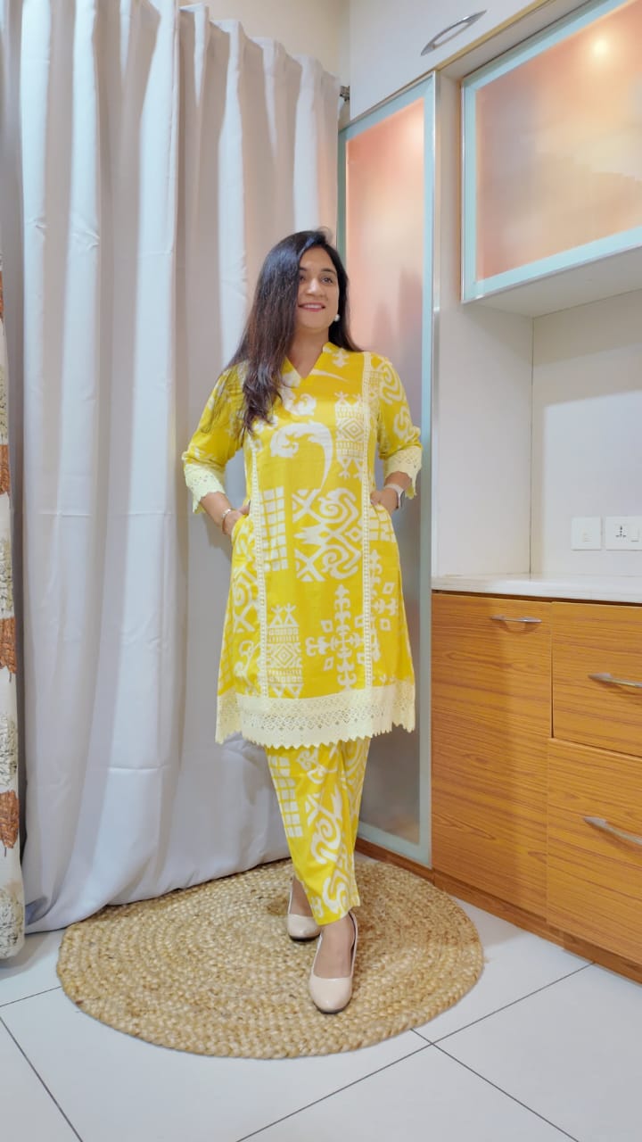 Designer Casual Printed Co-ord Set