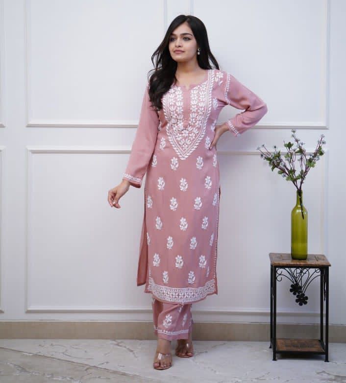 Beautiful Classy Embroidered Co-ord Set