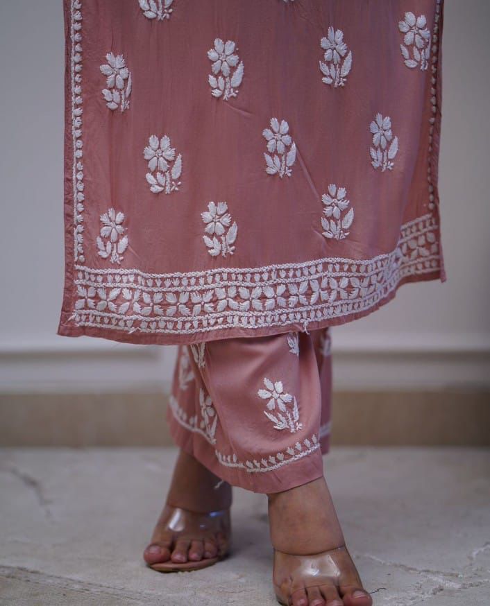 Beautiful Classy Embroidered Co-ord Set