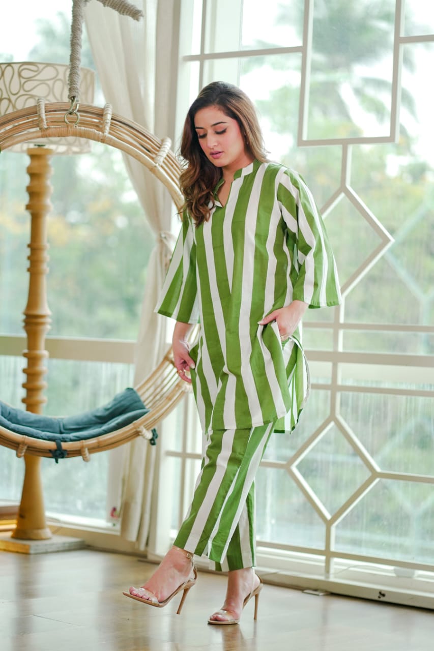 Classy Casual Stripe Co-ord Set