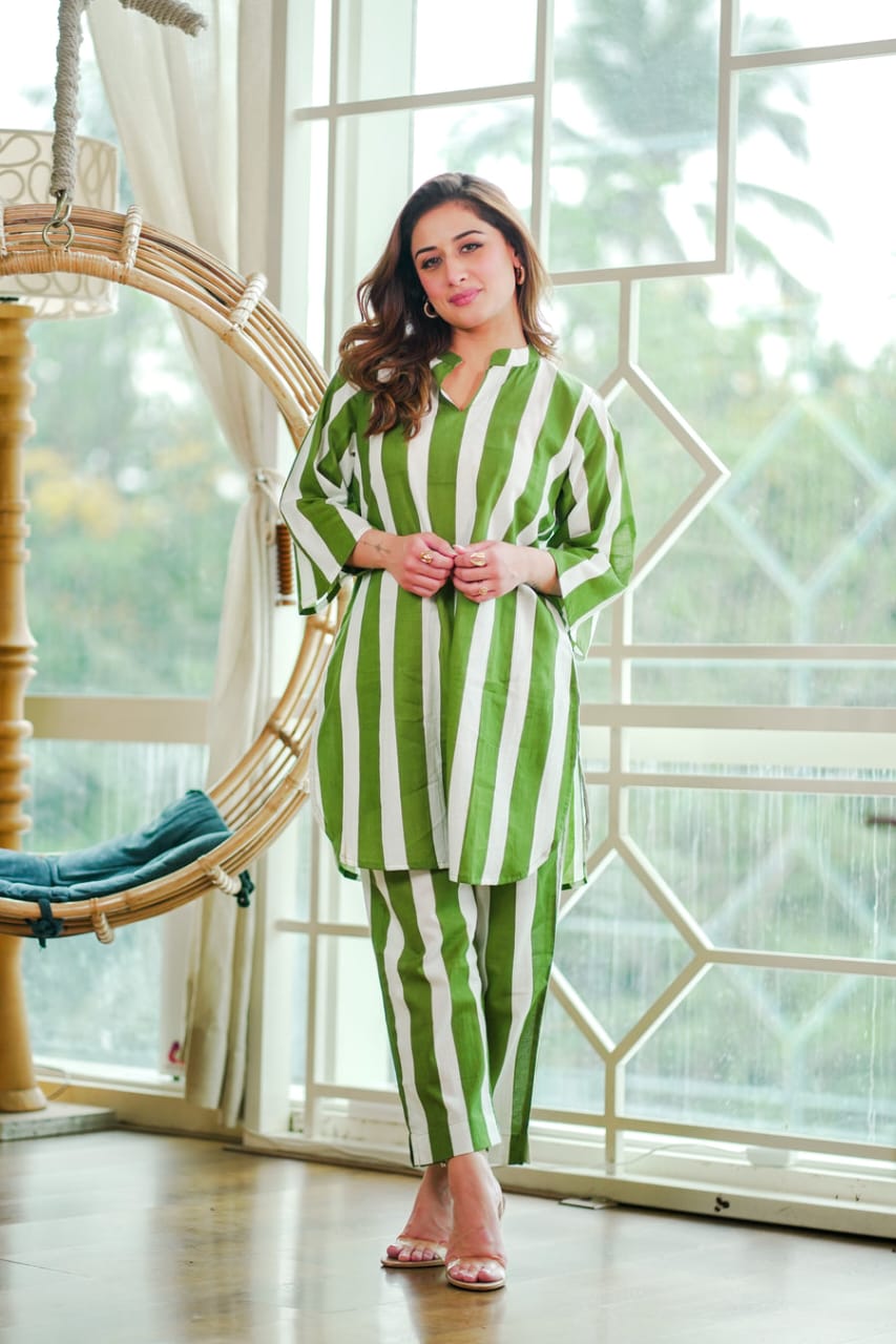 Classy Casual Stripe Co-ord Set