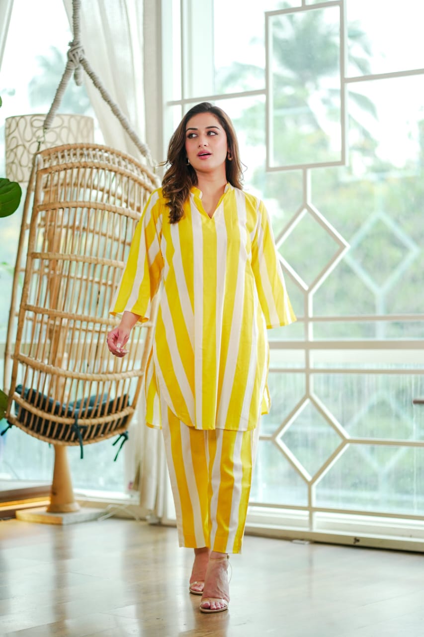 Classy Casual Stripe Co-ord Set