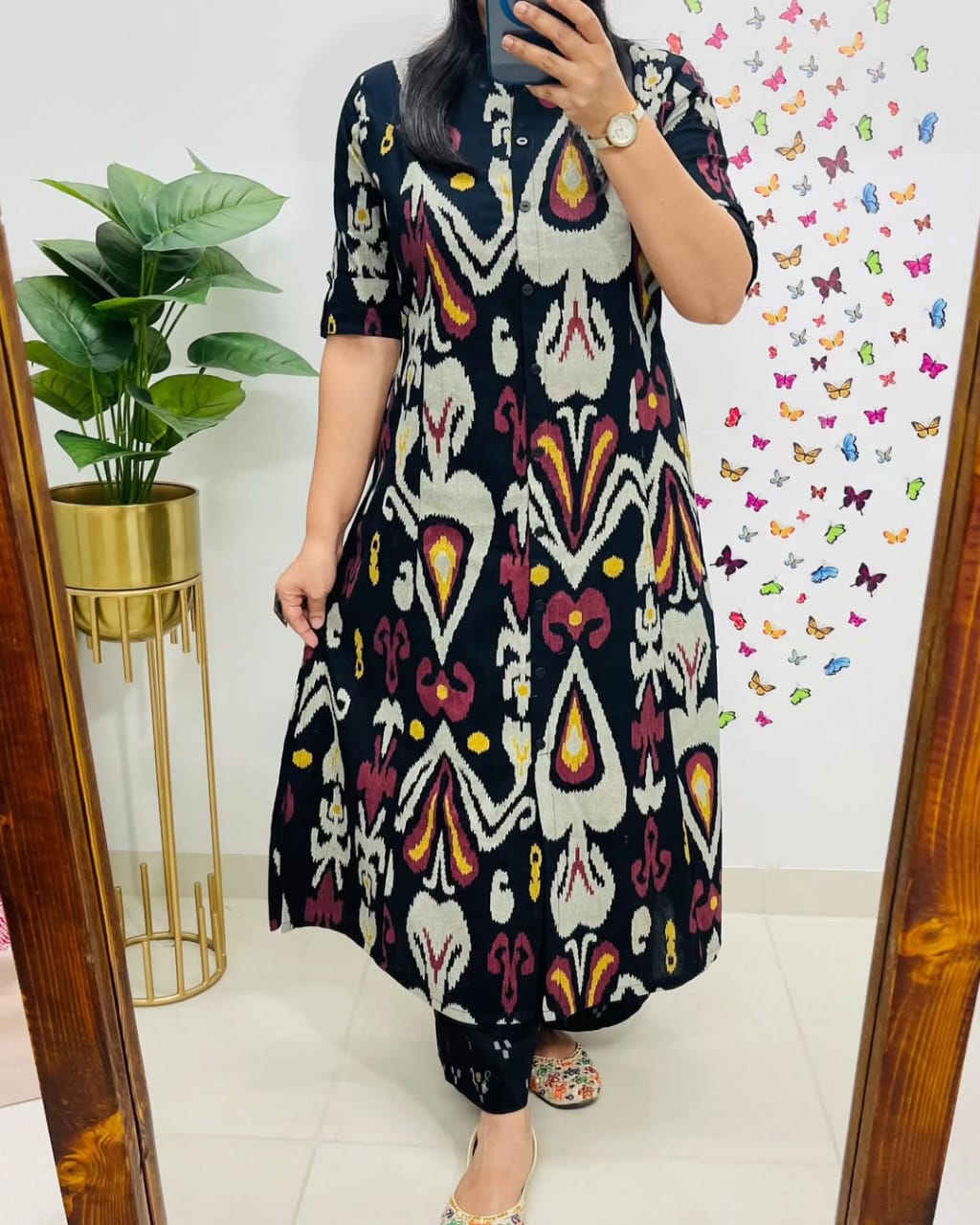 Cotton Printed Long Co-ord Set