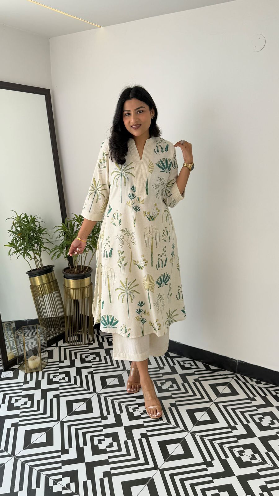 Elegant Classy Printed Co-ord Set