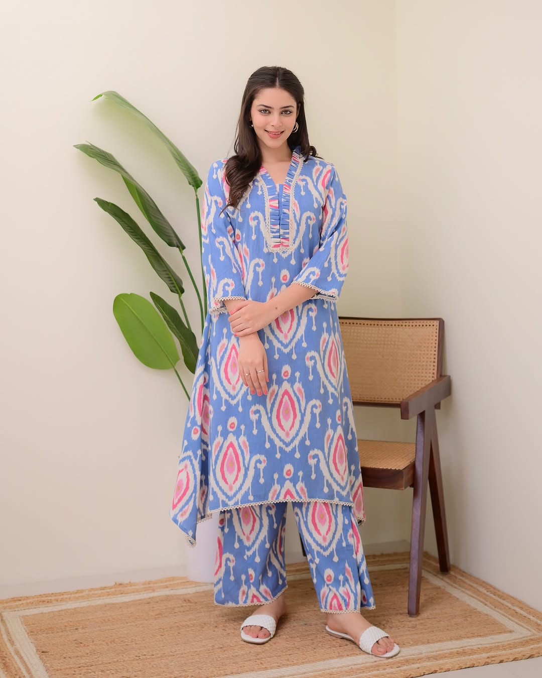 Classy Long Printed Co-ord Set
