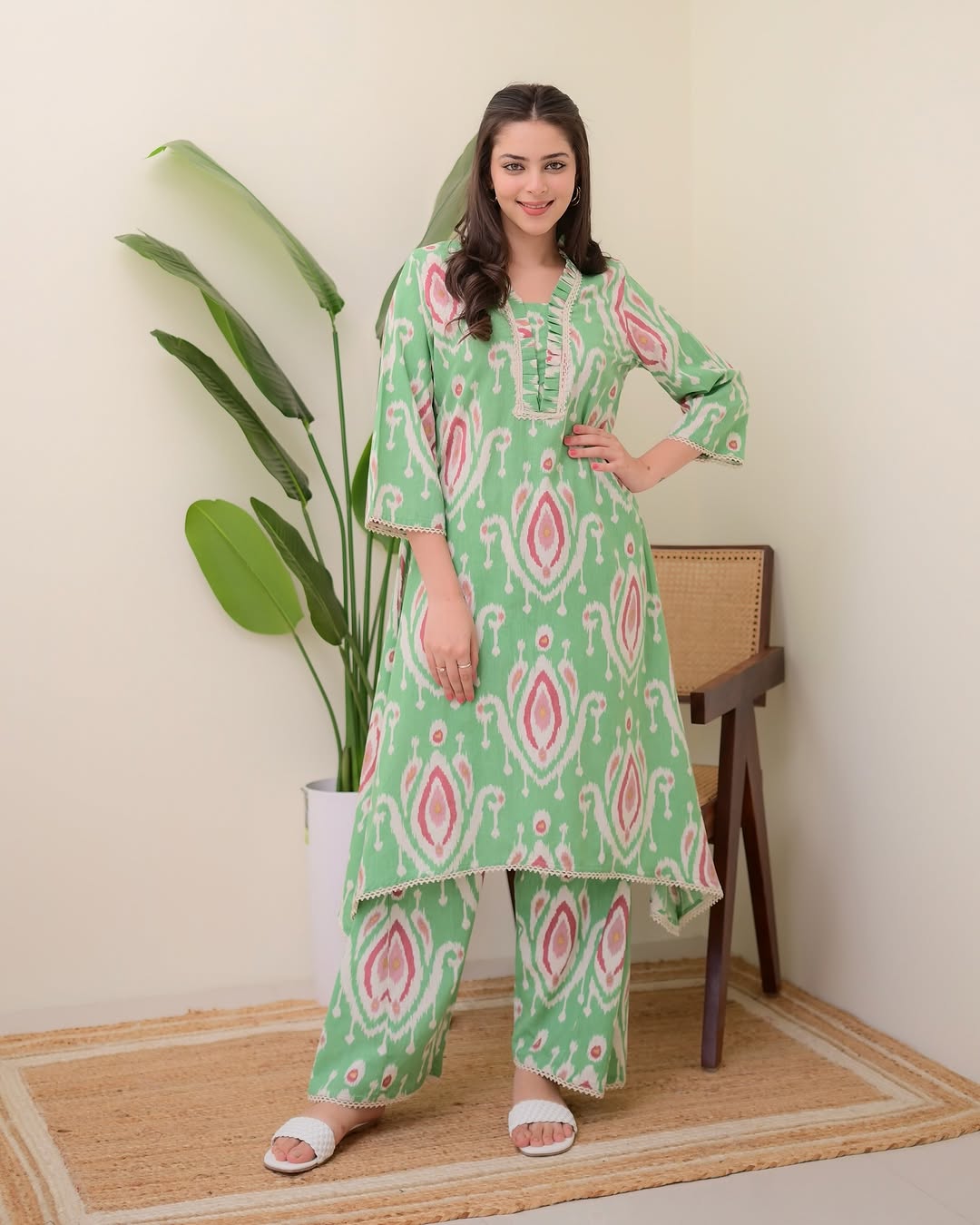 Classy Long Printed Co-ord Set