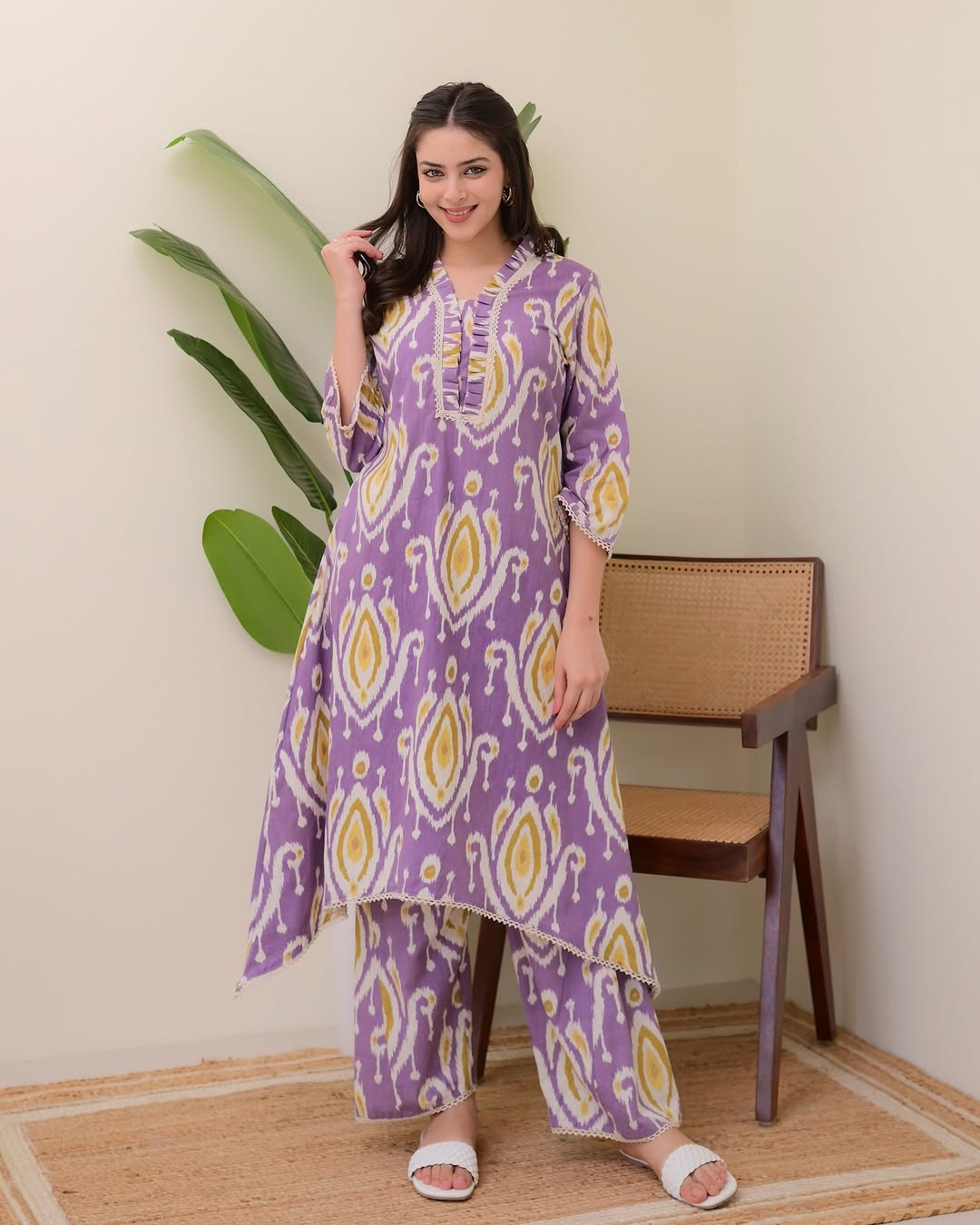 Classy Long Printed Co-ord Set