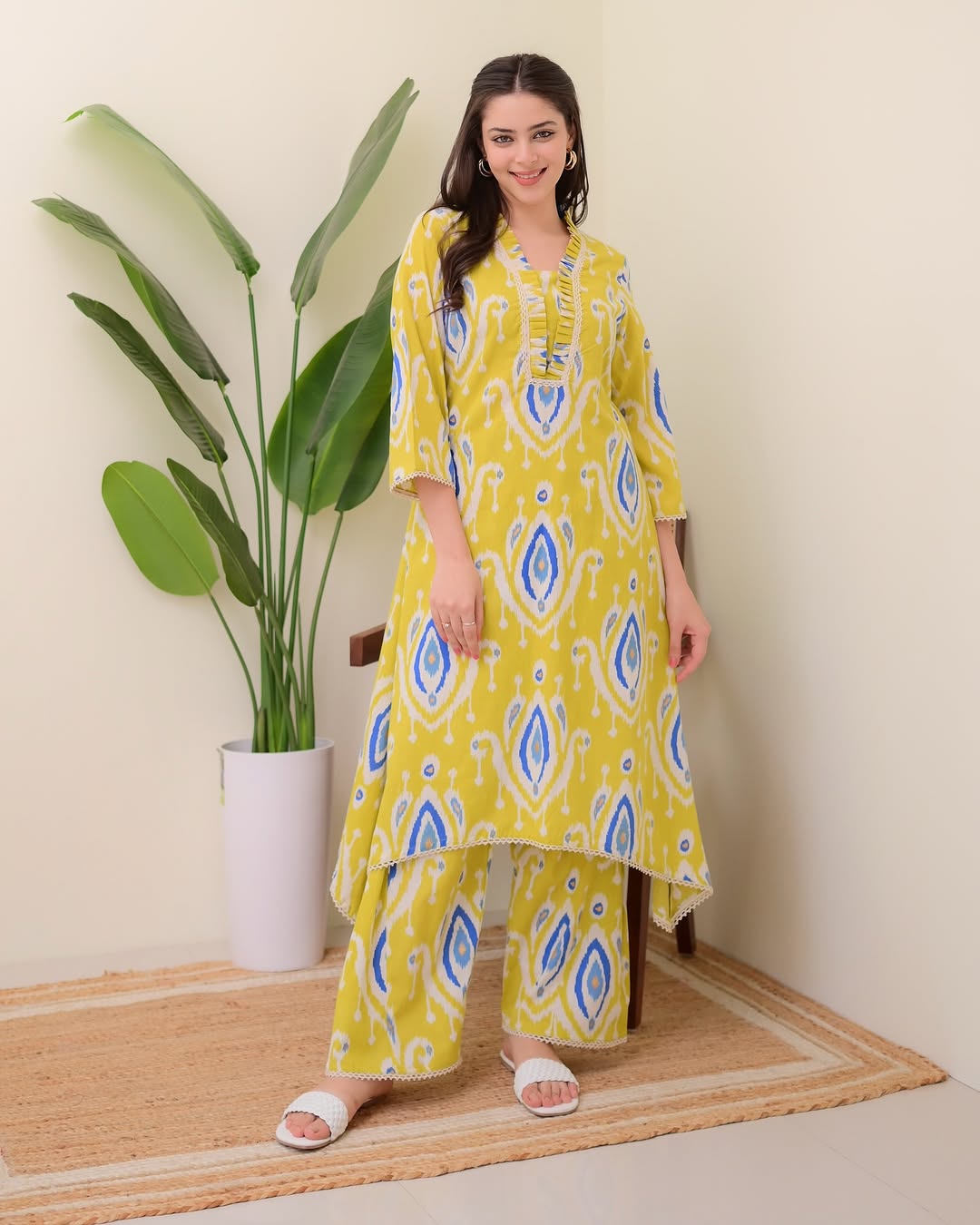 Classy Long Printed Co-ord Set