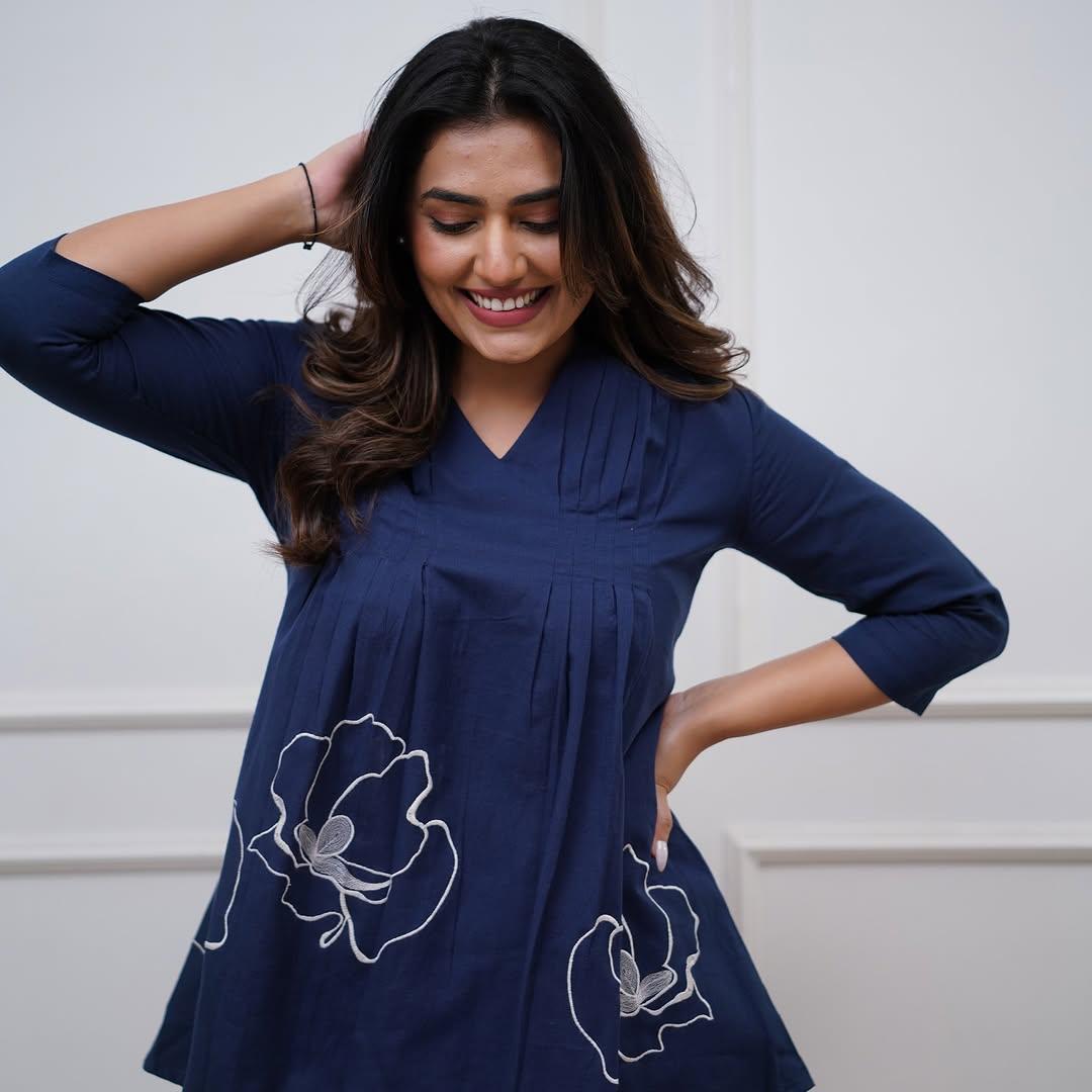 Casual Designer Embroidered Co-ord Set