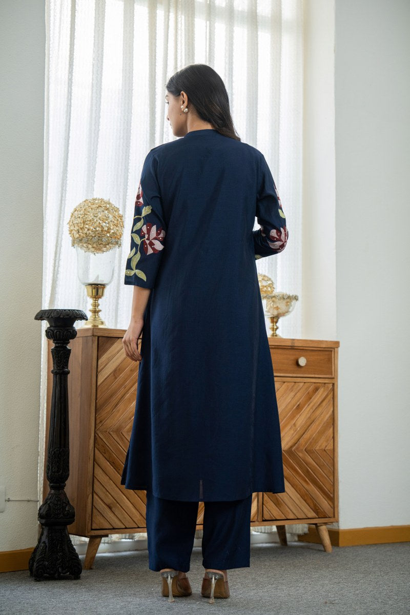 Elegant Heavy Embroidered Co-ord Set