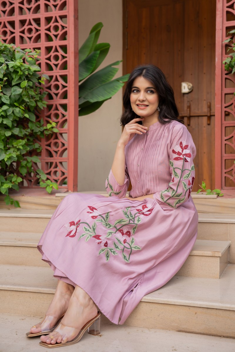 Elegant Heavy Embroidered Co-ord Set