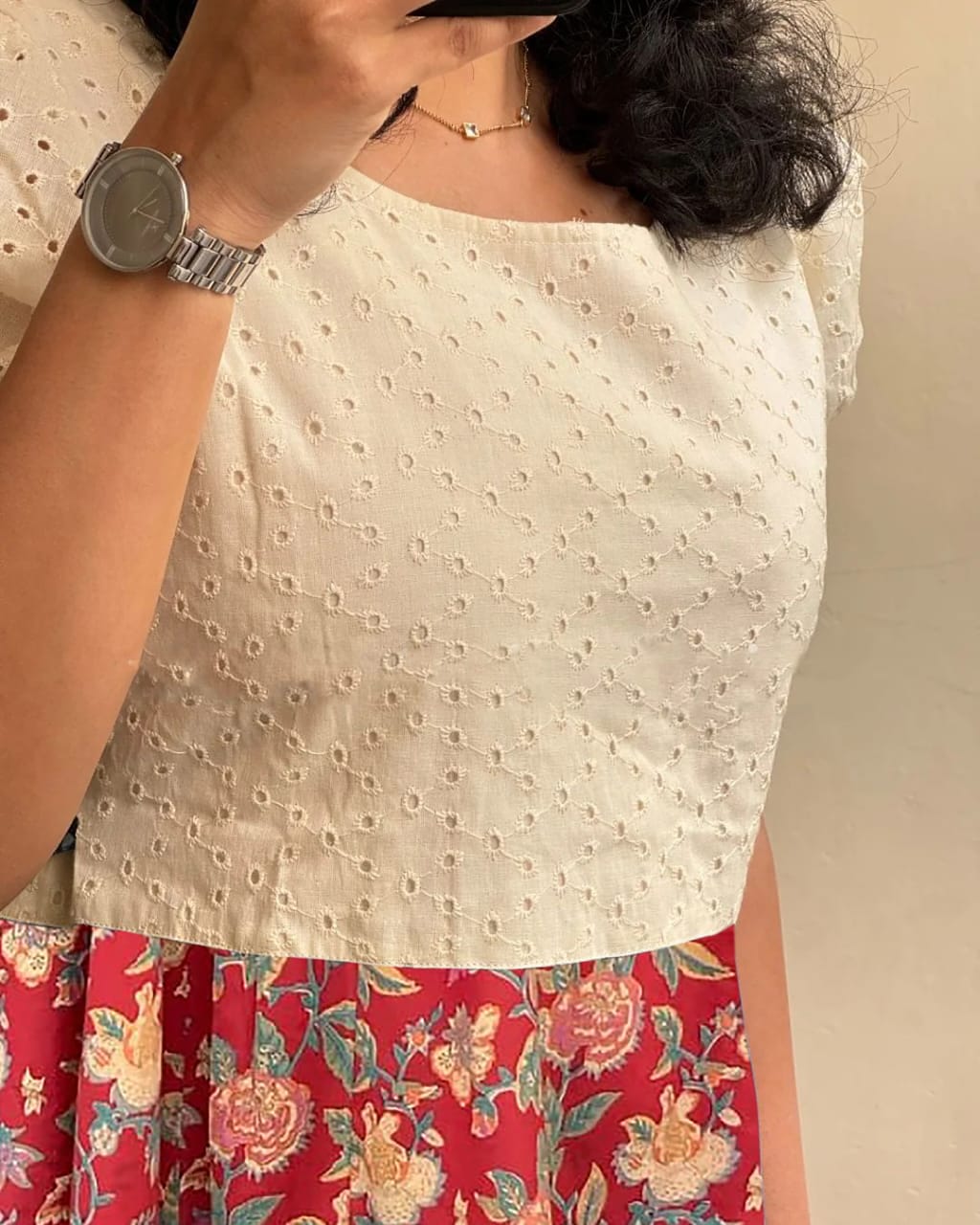 Floral Umbrella Pattern Co-ord Set