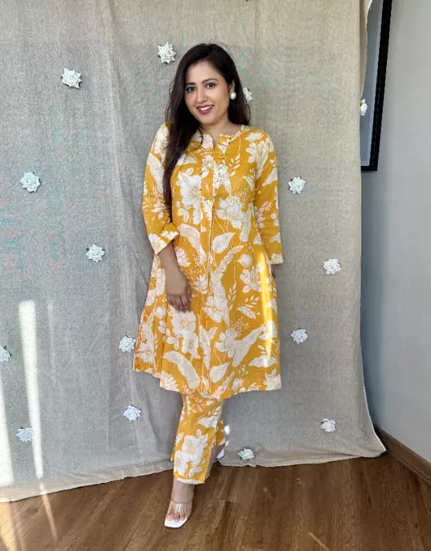 Designer Floral Printed Co-ord Set