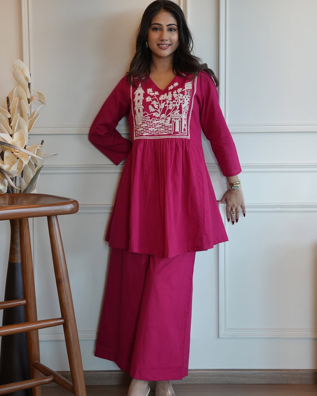 Premium Designer Embroidered Co-ord Set