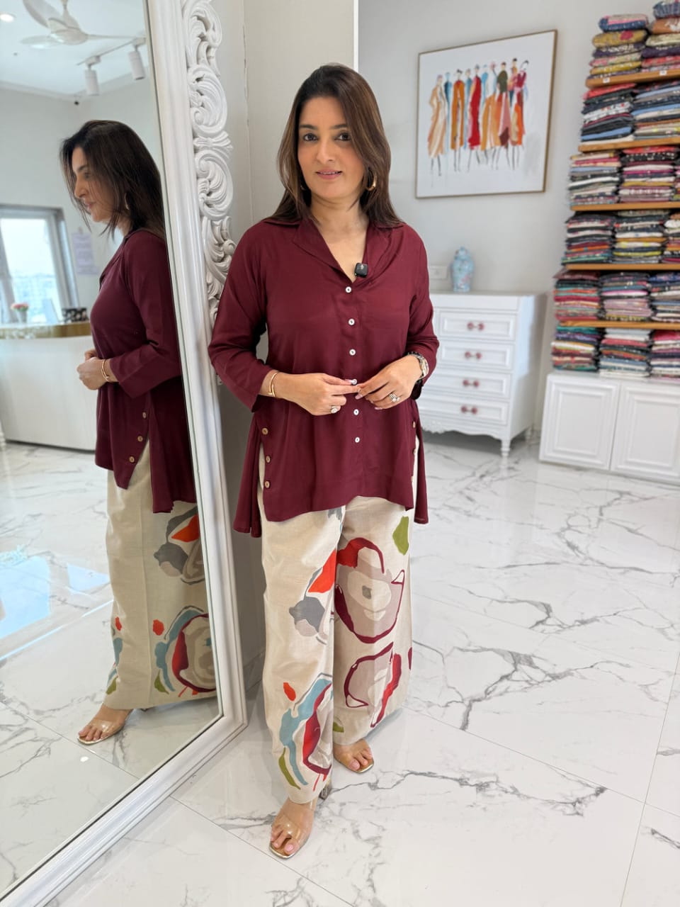 Designer printed Co-ord Set