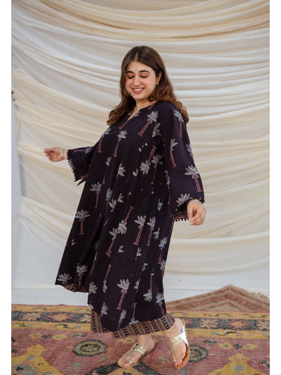 Floral Classy Embroidered Co-ord Set