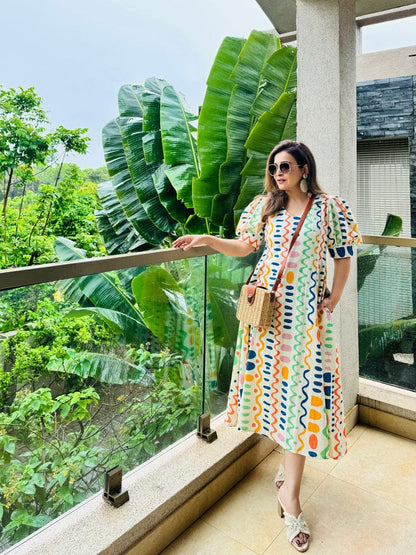 Stylish Multicolor Dress
