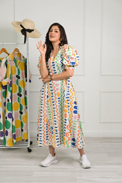 Stylish Multicolor Dress