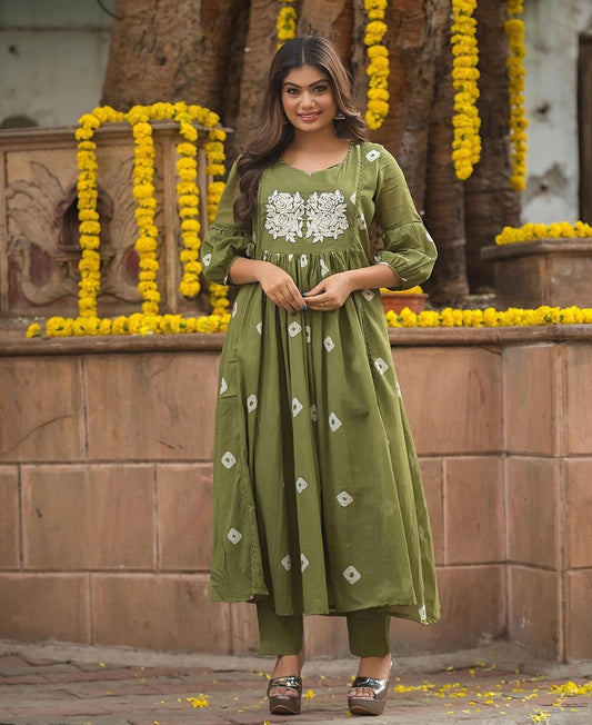 Beautiful Classy Embroidered Co-ord Set