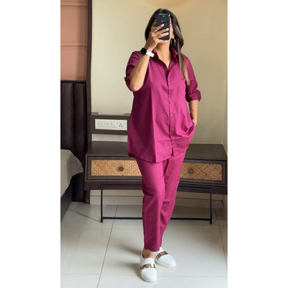 Premium Classy Solid Co-ord Set