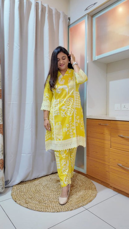 Designer Casual Printed Co-ord Set