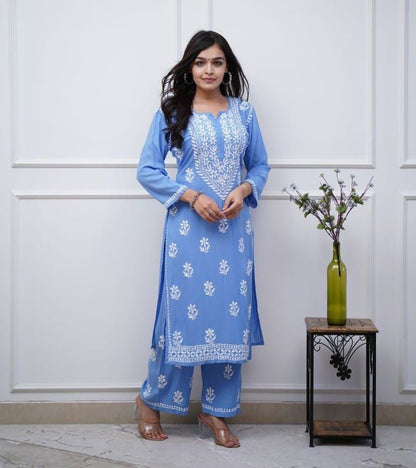 Beautiful Classy Embroidered Co-ord Set