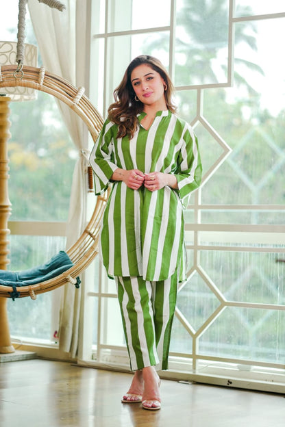 Classy Casual Stripe Co-ord Set