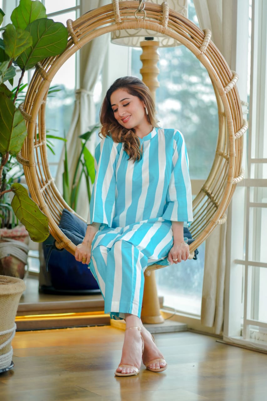 Classy Casual Stripe Co-ord Set