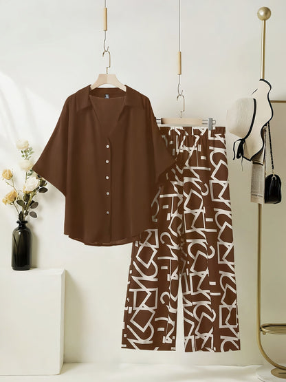 Elegant Stylish printed Co-ord Set