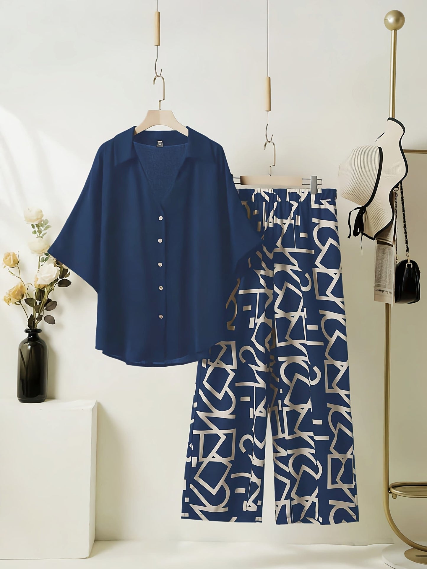 Elegant Stylish printed Co-ord Set