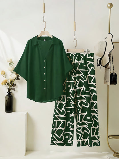 Elegant Stylish printed Co-ord Set