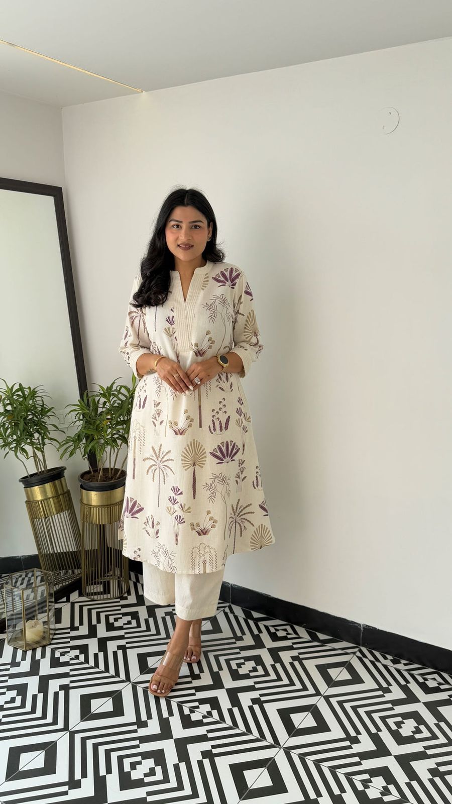 Elegant Classy Printed Co-ord Set