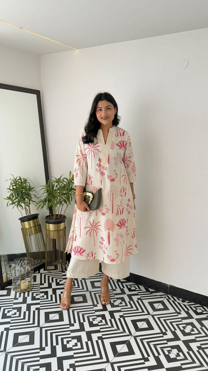 Elegant Classy Printed Co-ord Set