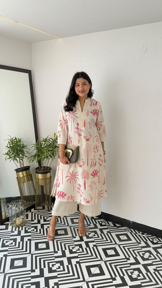 Elegant Classy Printed Co-ord Set
