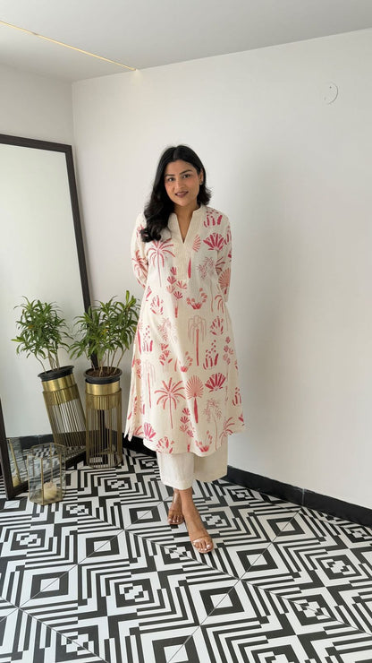Elegant Classy Printed Co-ord Set