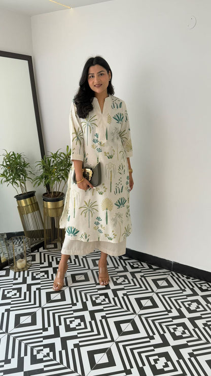 Elegant Classy Printed Co-ord Set