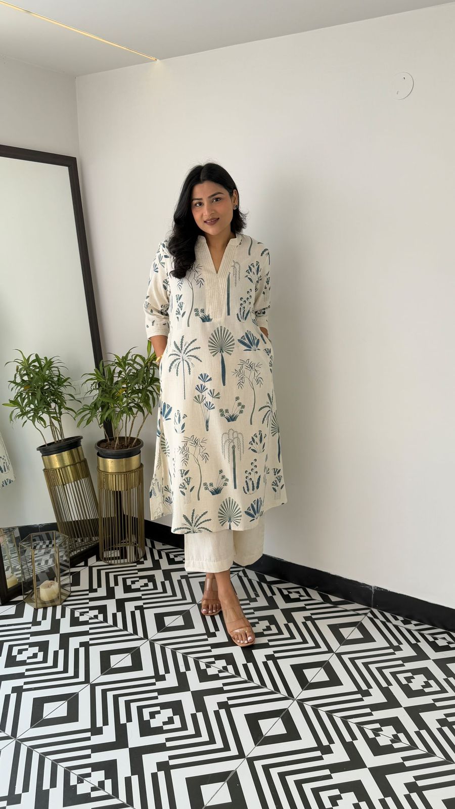 Elegant Classy Printed Co-ord Set
