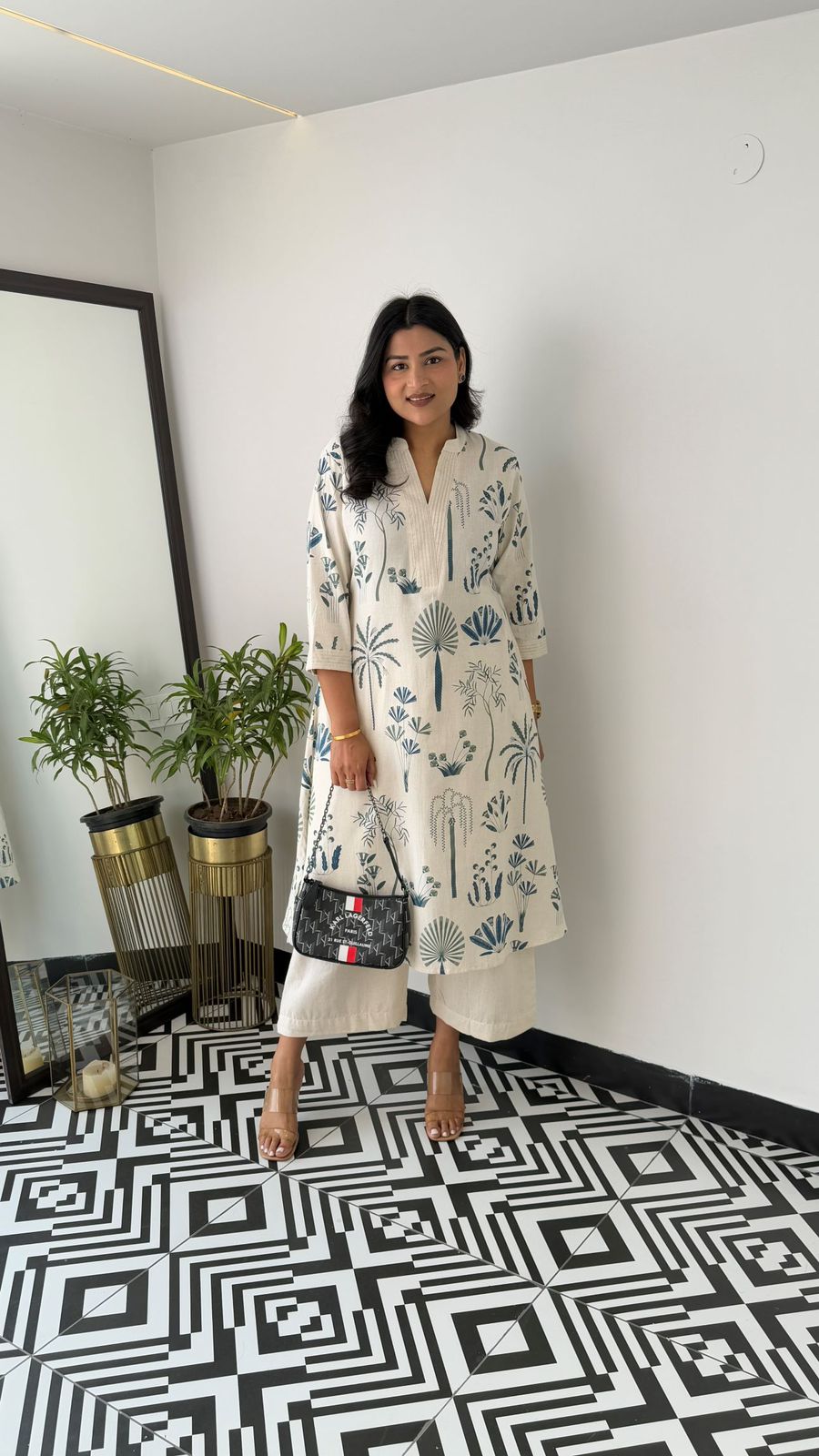 Elegant Classy Printed Co-ord Set