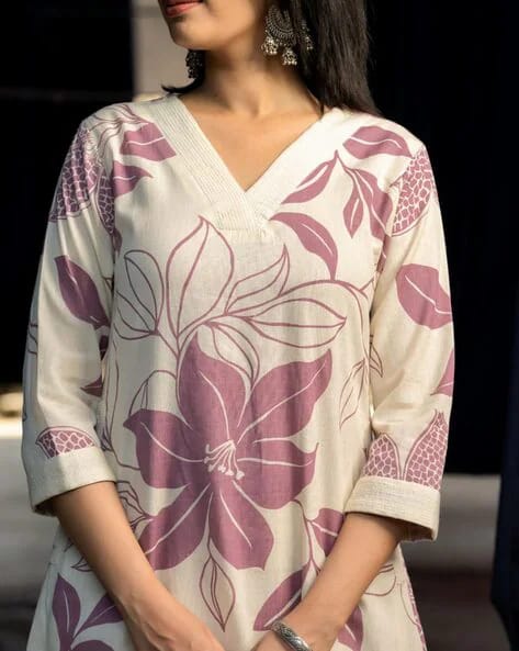 Elegant Floral Designer Co-ord Set