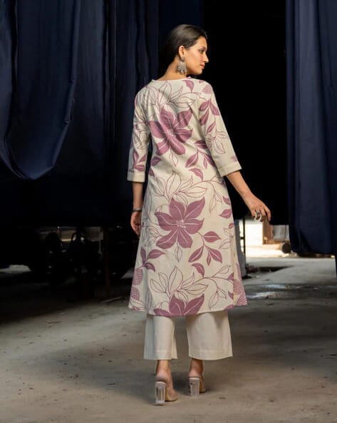 Elegant Floral Designer Co-ord Set