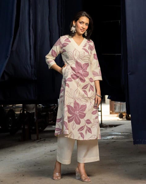Elegant Floral Designer Co-ord Set