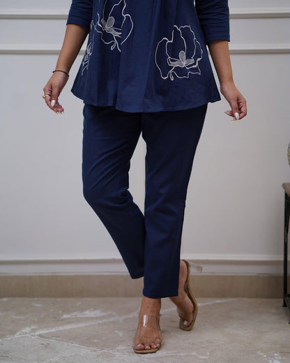 Casual Designer Embroidered Co-ord Set
