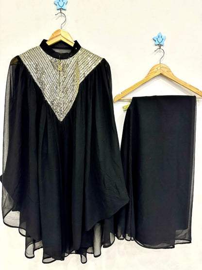 Classic Embroidered Kaftan Co-ord Set